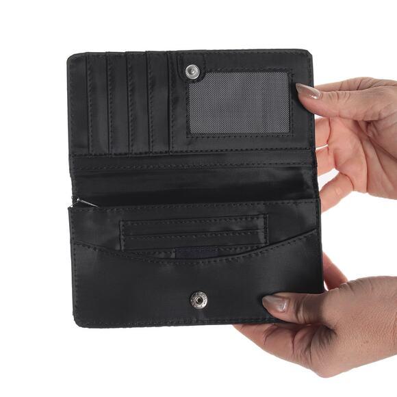 Nautica flap wallet in black for women - Picture 2 of 6